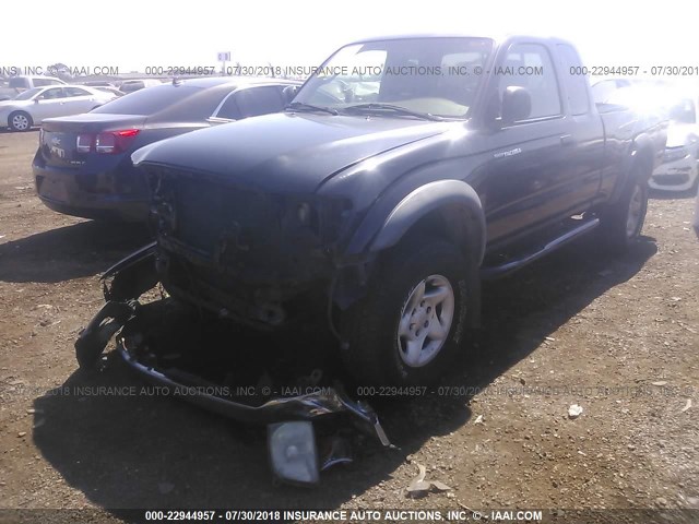 5TESN92N04Z328791 - 2004 TOYOTA TACOMA XTRACAB PRERUNNER 黑色 照片 2