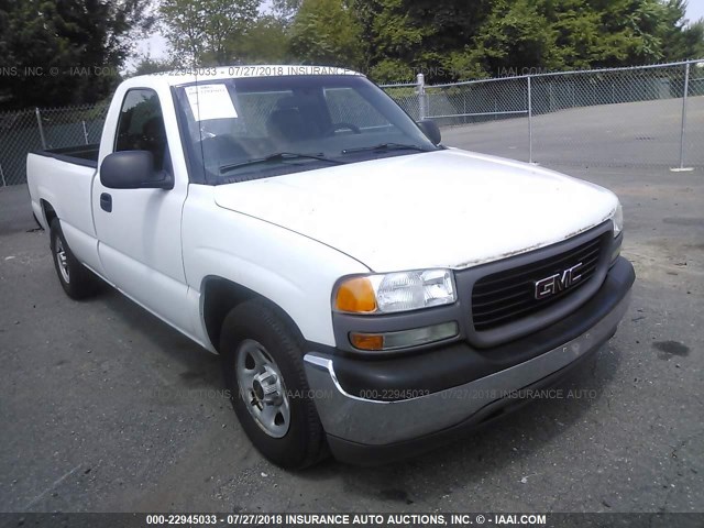 1GTEC14V1YE901465 - 2000 GMC NEW SIERRA C1500 WHITE photo 1