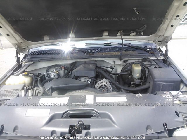 1GTEC14V1YE901465 - 2000 GMC NEW SIERRA C1500 WHITE photo 10