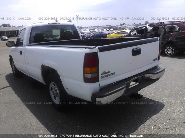 1GTEC14V1YE901465 - 2000 GMC NEW SIERRA C1500 WHITE photo 3