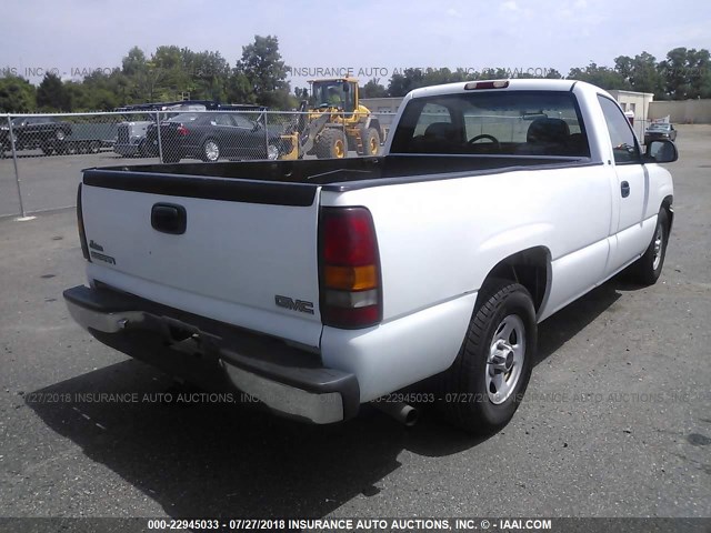 1GTEC14V1YE901465 - 2000 GMC NEW SIERRA C1500 WHITE photo 4