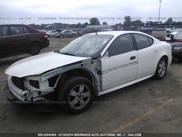 2G2WS542251243659 - 2005 PONTIAC GRAND PRIX GT WHITE photo 2