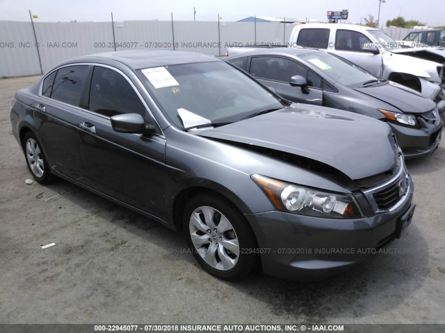 1HGCP26809A071158 - 2009 HONDA ACCORD EXL GRAY photo 1