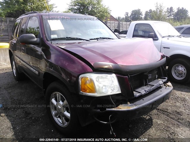 1GKDT13S842279210 - 2004 GMC ENVOY RED photo 1