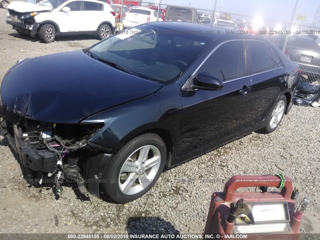 4T1BF1FK2EU385501 - 2014 TOYOTA CAMRY L/SE/LE/XLE 黑色 照片 2