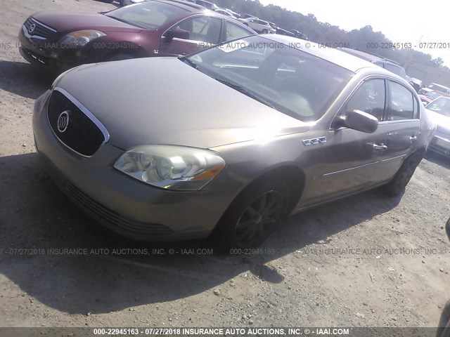 1G4HD57207U100562 - 2007 BUICK LUCERNE CXL TAN photo 2