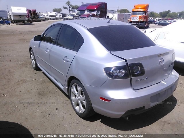 JM1BK323981137259 - 2008 MAZDA 3 S SILVER photo 3