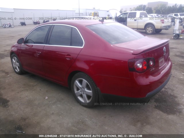 3VWRM81K08M004646 - 2008 VOLKSWAGEN JETTA SE/SEL RED photo 3