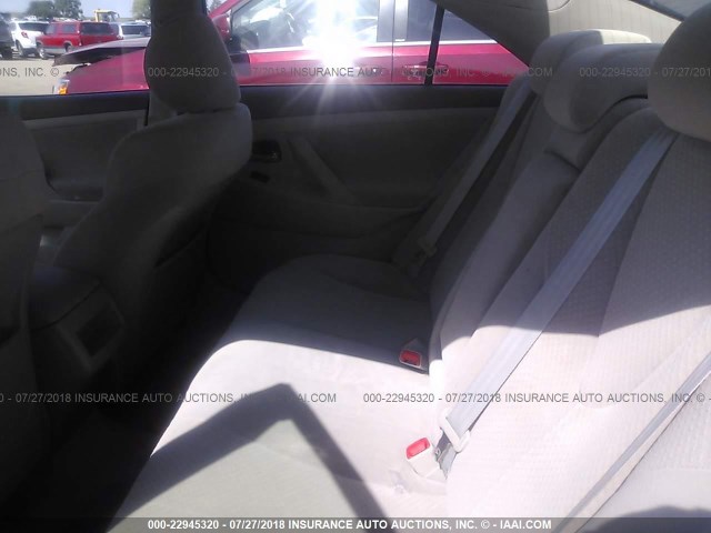 4T1BE46KX7U007286 - 2007 TOYOTA CAMRY NEW GENERAT CE/LE/XLE/SE SILVER photo 8