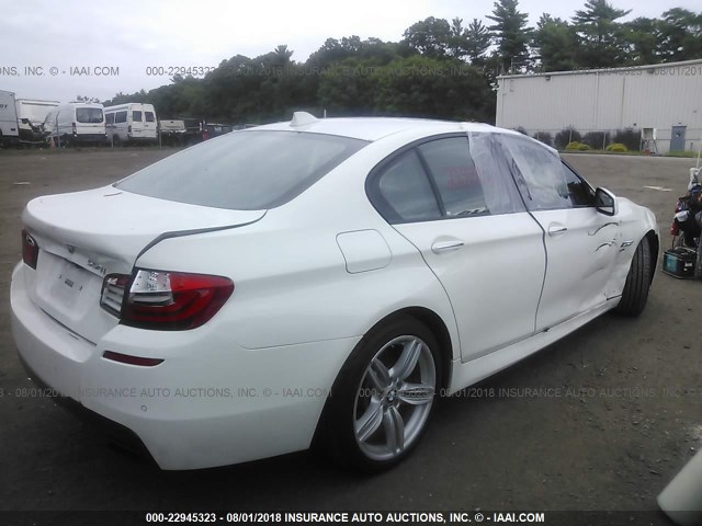 WBAFU9C56BC278264 - 2011 BMW 550 XI WHITE photo 6