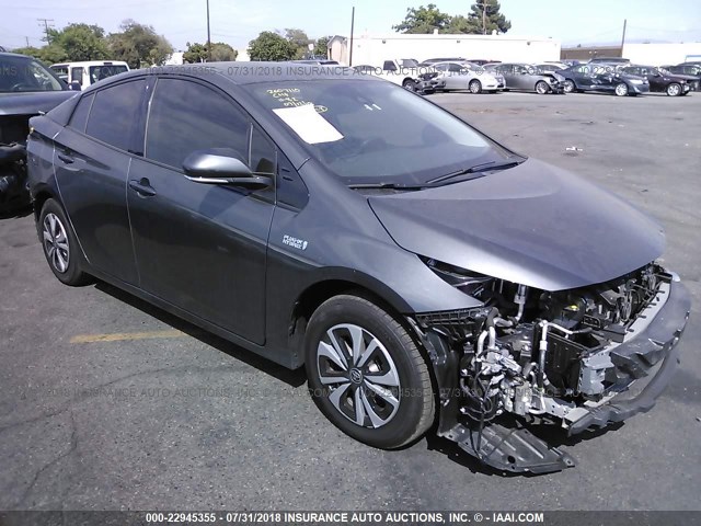 JTDKARFP0H3002047 - 2017 TOYOTA PRIUS PRIME  GRAY photo 1