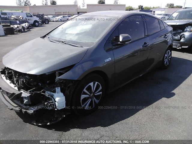 JTDKARFP0H3002047 - 2017 TOYOTA PRIUS PRIME  灰色 照片 2