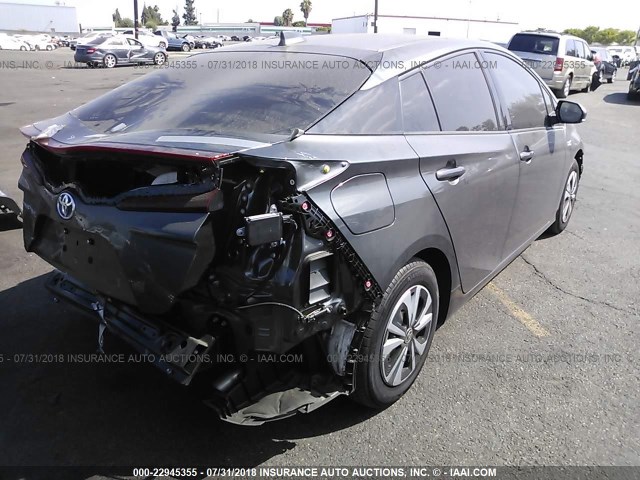 JTDKARFP0H3002047 - 2017 TOYOTA PRIUS PRIME  灰色 照片 4