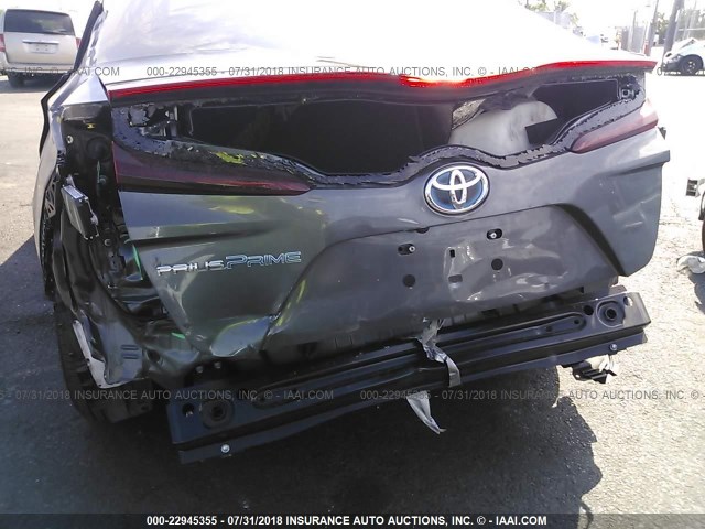 JTDKARFP0H3002047 - 2017 TOYOTA PRIUS PRIME  灰色 照片 6