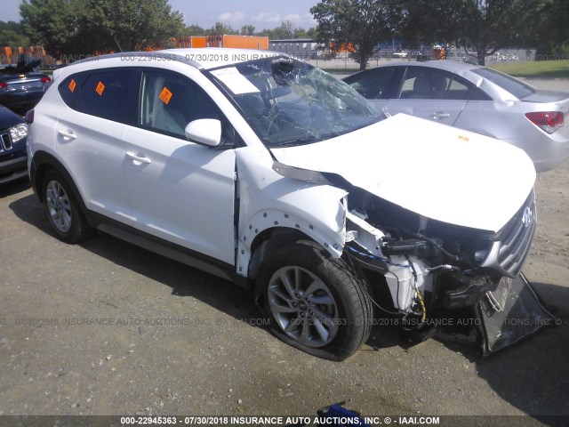 KM8J33A40HU267668 - 2017 HYUNDAI TUCSON LIMITED/SPORT AND ECO/SE WHITE photo 1