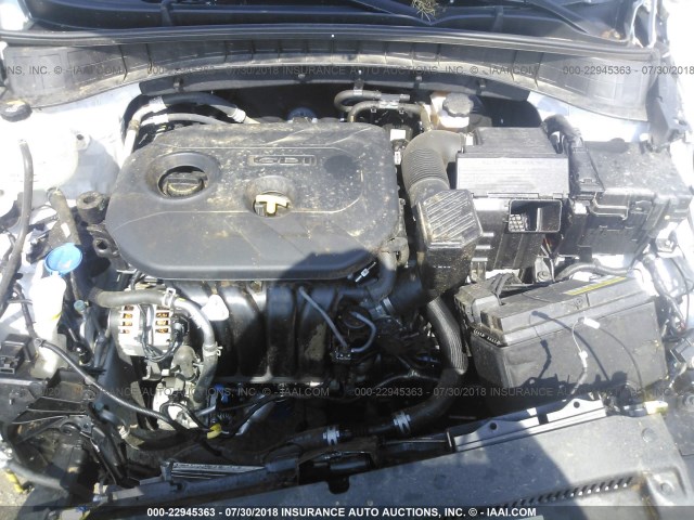 KM8J33A40HU267668 - 2017 HYUNDAI TUCSON LIMITED/SPORT AND ECO/SE WHITE photo 10