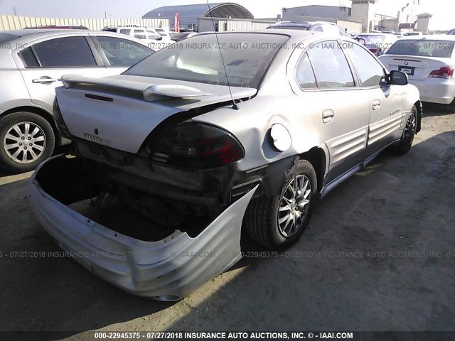 1G2NF52T2YM785803 - 2000 PONTIAC GRAND AM SE1 SILVER photo 4