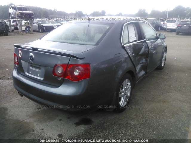 3VWEF71K47M165714 - 2007 VOLKSWAGEN JETTA WOLFSBURG GRAY photo 4