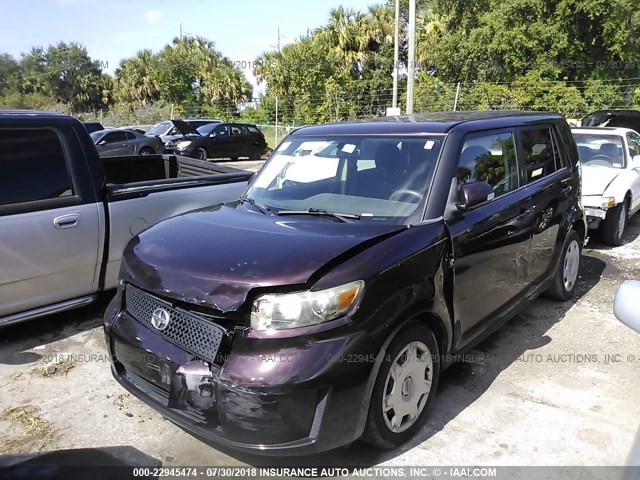 JTLKE50E681044159 - 2008 TOYOTA SCION XB Bənövşəyi foto 6