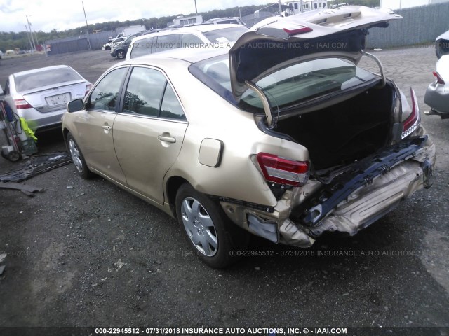 4T1BF3EK9AU089320 - 2010 TOYOTA CAMRY SE/LE/XLE 金色 照片 3
