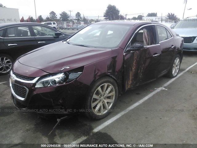 1G11F5SL2FF211710 - 2015 CHEVROLET MALIBU LTZ 勃艮第红 照片 2