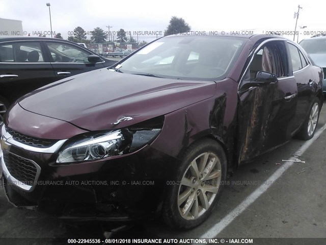 1G11F5SL2FF211710 - 2015 CHEVROLET MALIBU LTZ 勃艮第红 照片 6