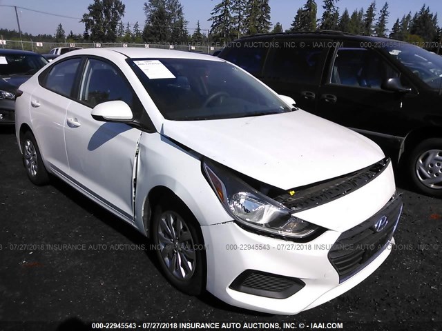 3KPC24A32JE007029 - 2018 HYUNDAI ACCENT SEL WHITE photo 1