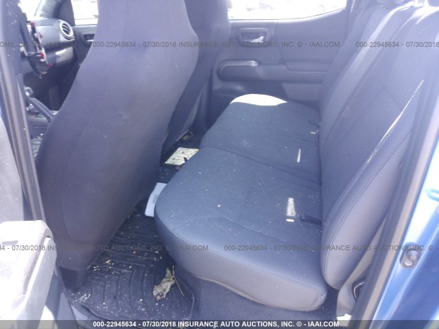 3TMCZ5AN3HM116795 - 2017 TOYOTA TACOMA DBL CAB/SR/TRDSPT/OR/PRO ლურჯი ფოტო 8
