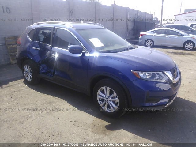 5N1AT2MT7JC747134 - 2018 NISSAN ROGUE S/SL BLUE photo 1