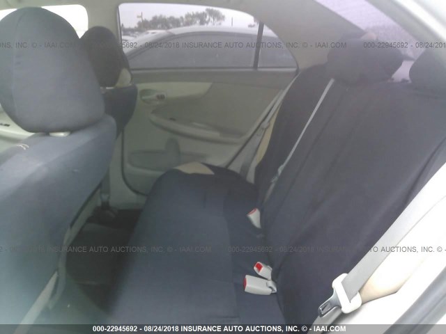 JTDBL40E89J033662 - 2009 TOYOTA COROLLA LE/XLE SILVER photo 8