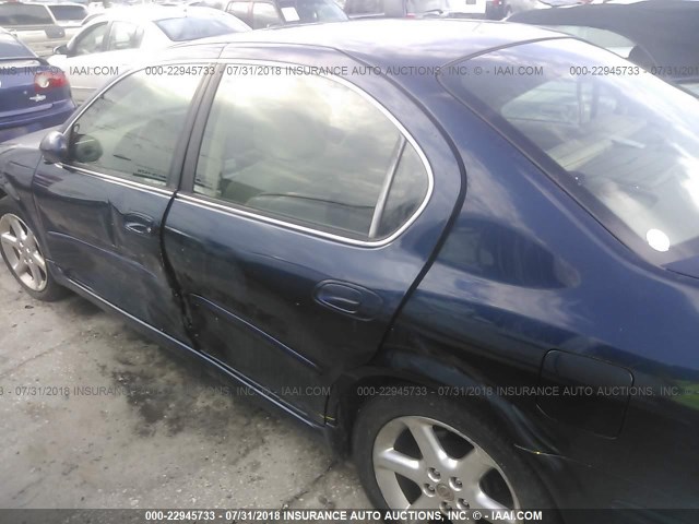 JN1DA31AX3T405599 - 2003 NISSAN MAXIMA GLE/SE BLUE photo 6