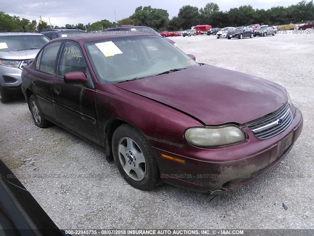 1G1NE52J72M588302 - 2002 CHEVROLET MALIBU LS მუქწითელი ფოტო 1