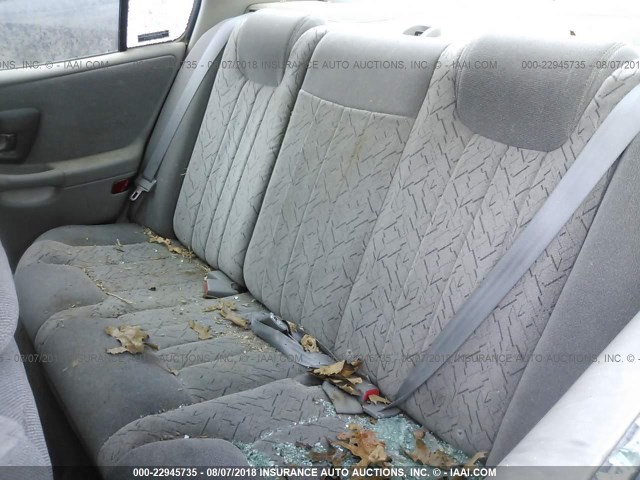 1G1NE52J72M588302 - 2002 CHEVROLET MALIBU LS მუქწითელი ფოტო 8