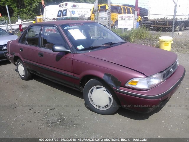 JT2AE94A6N0302468 - 1992 TOYOTA COROLLA DLX RED photo 1