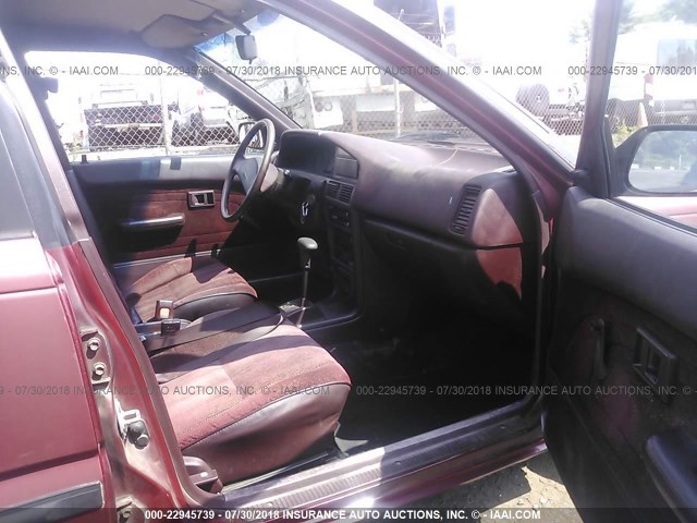 JT2AE94A6N0302468 - 1992 TOYOTA COROLLA DLX RED photo 5