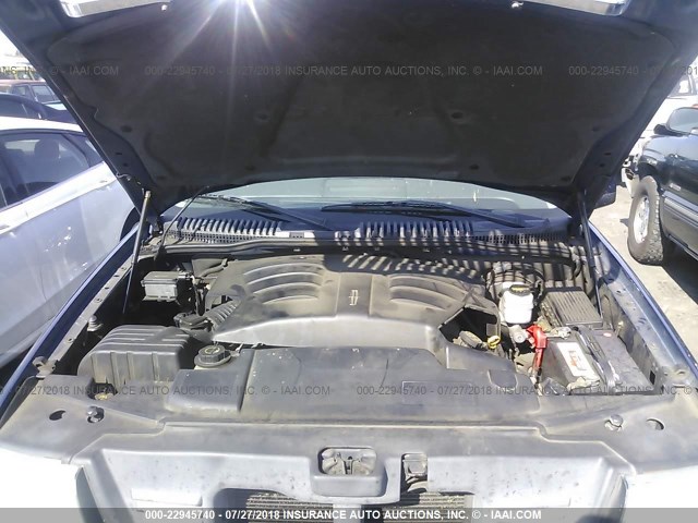 5LMEU88H04ZJ31698 - 2004 LINCOLN AVIATOR 蓝色 照片 10