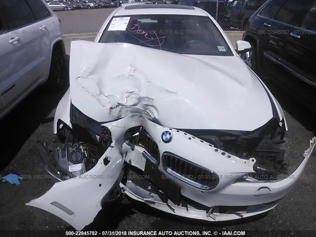 WBA5A7C50FD620624 - 2015 BMW 528 XI WHITE photo 6