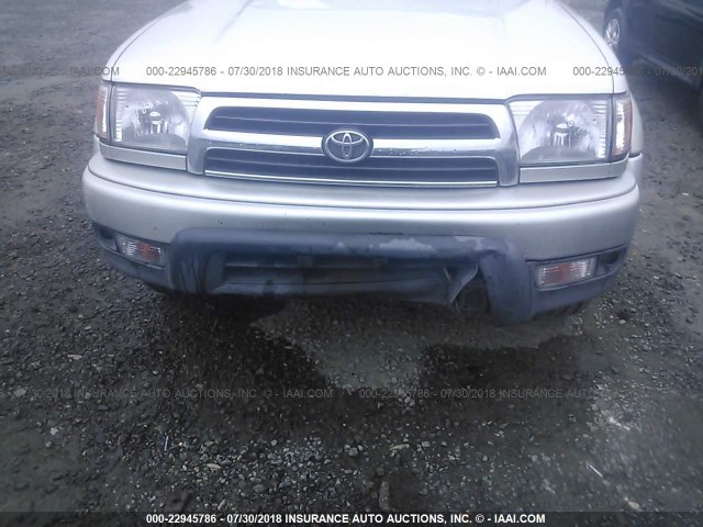 JT3HN87R5Y0262653 - 2000 TOYOTA 4RUNNER LIMITED SILVER photo 6