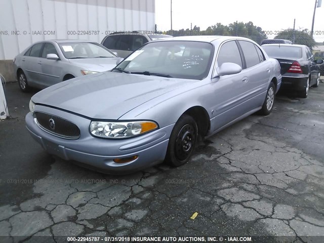 1G4HR54K05U285117 - 2005 BUICK LESABRE LIMITED Light Blue photo 2