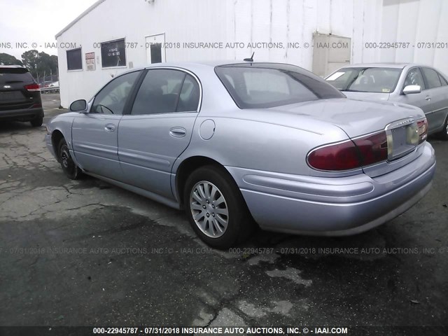 1G4HR54K05U285117 - 2005 BUICK LESABRE LIMITED Light Blue photo 3