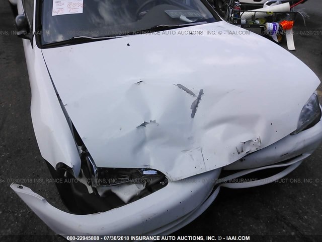 JHMEG8540NS014549 - 1992 HONDA CIVIC DX/LX WHITE photo 6