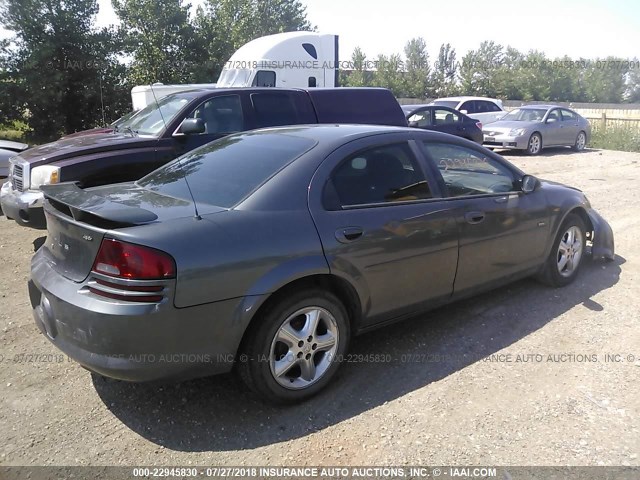 1B3EL46R45N559752 - 2005 DODGE STRATUS SXT GRAY photo 4