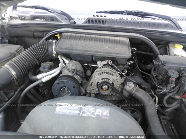 1J8HG48K37C545851 - 2007 JEEP COMMANDER SILVER photo 10