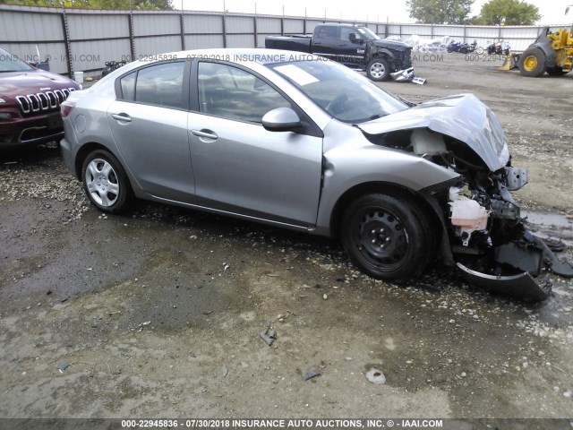 JM1BL1SF1A1306062 - 2010 MAZDA 3 I GRAY photo 1