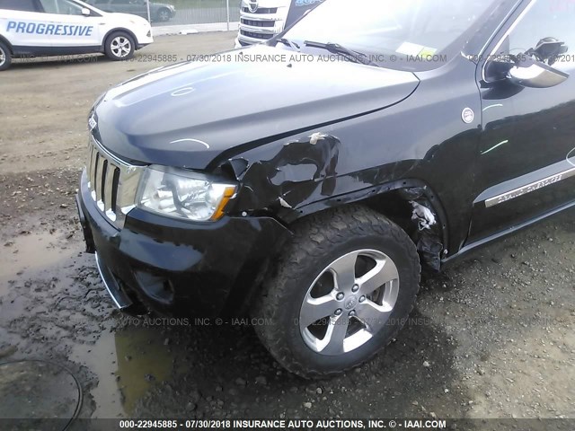 1J4RR5GT3BC694107 - 2011 JEEP GRAND CHEROKEE LIMITED BLACK photo 6