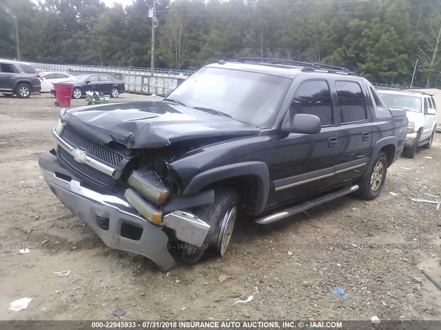 3GNEC12TX4G209264 - 2004 CHEVROLET AVALANCHE C1500 GRAY photo 2