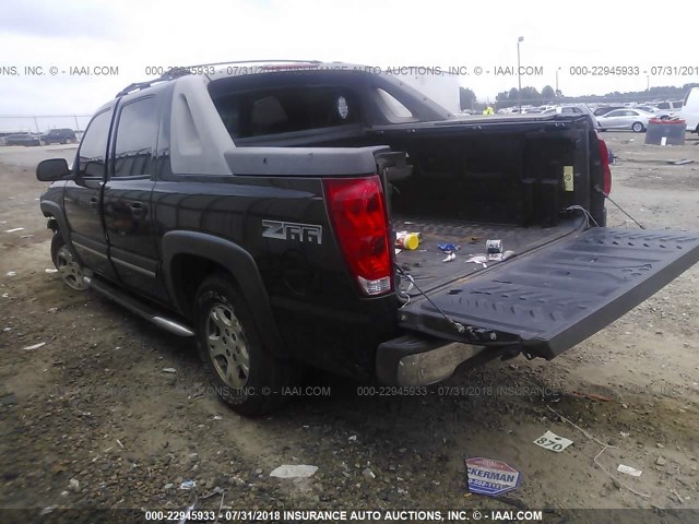 3GNEC12TX4G209264 - 2004 CHEVROLET AVALANCHE C1500 GRAY photo 3