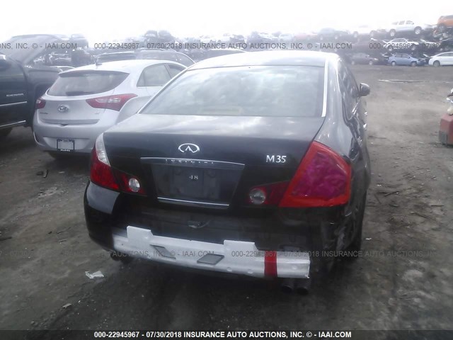 JNKAY01E06M109999 - 2006 INFINITI M35 SPORT BLACK photo 6