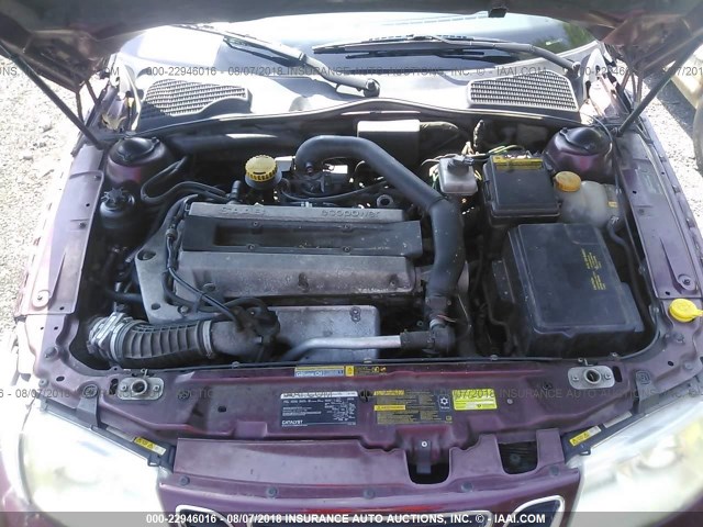 YS3ED49A243510599 - 2004 SAAB 9-5 ARC MAROON photo 10