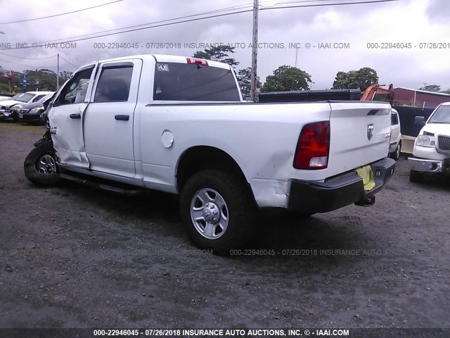 3C6UR5CL8FG694023 - 2015 RAM 2500 ST WHITE photo 3